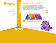 Tablet Screenshot of pixenic.com